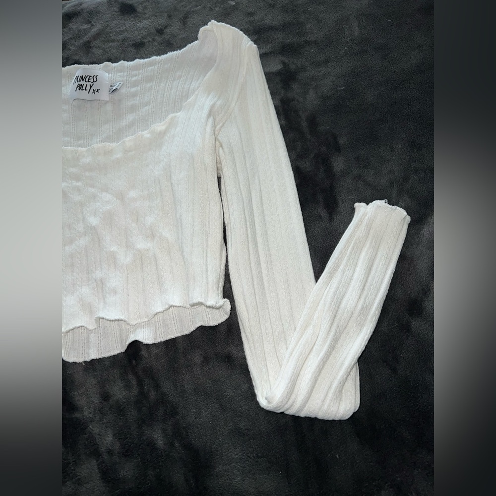 Princess Polly Leon Top in White Size 0 - Picture 15 of 16
